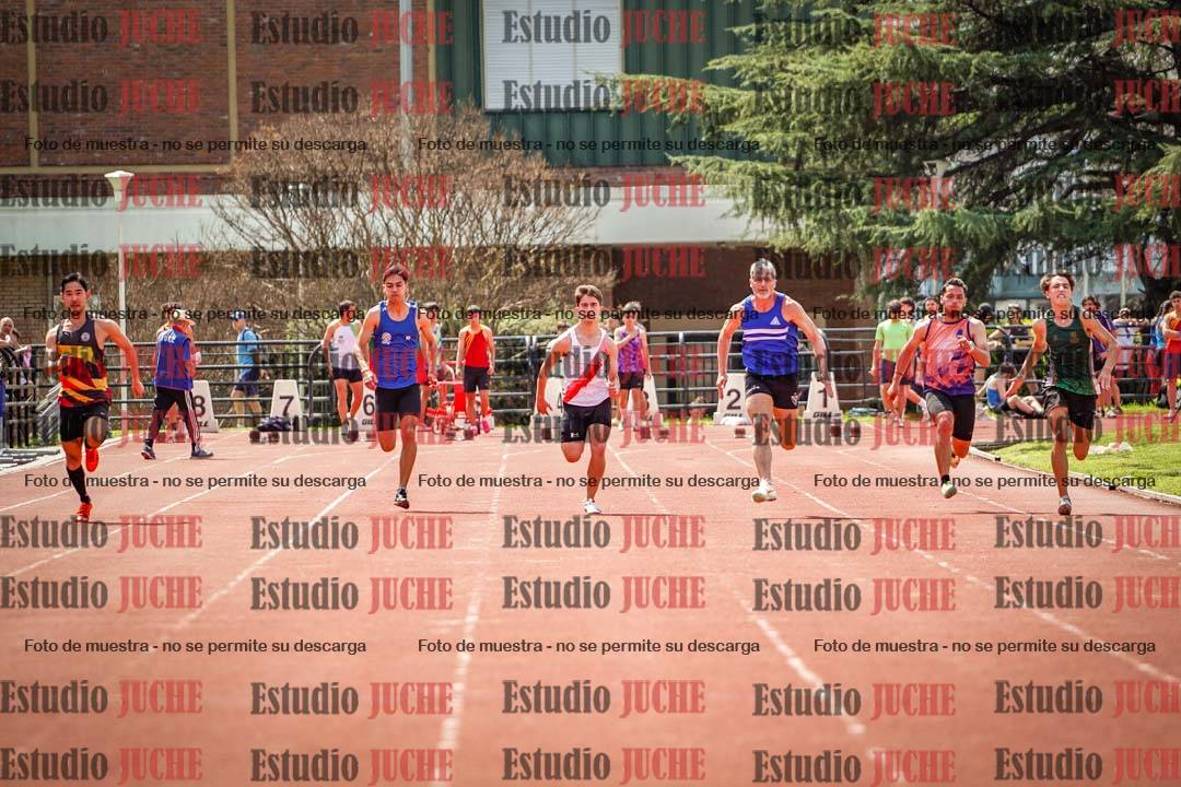 Fotos de los 100 m de varones