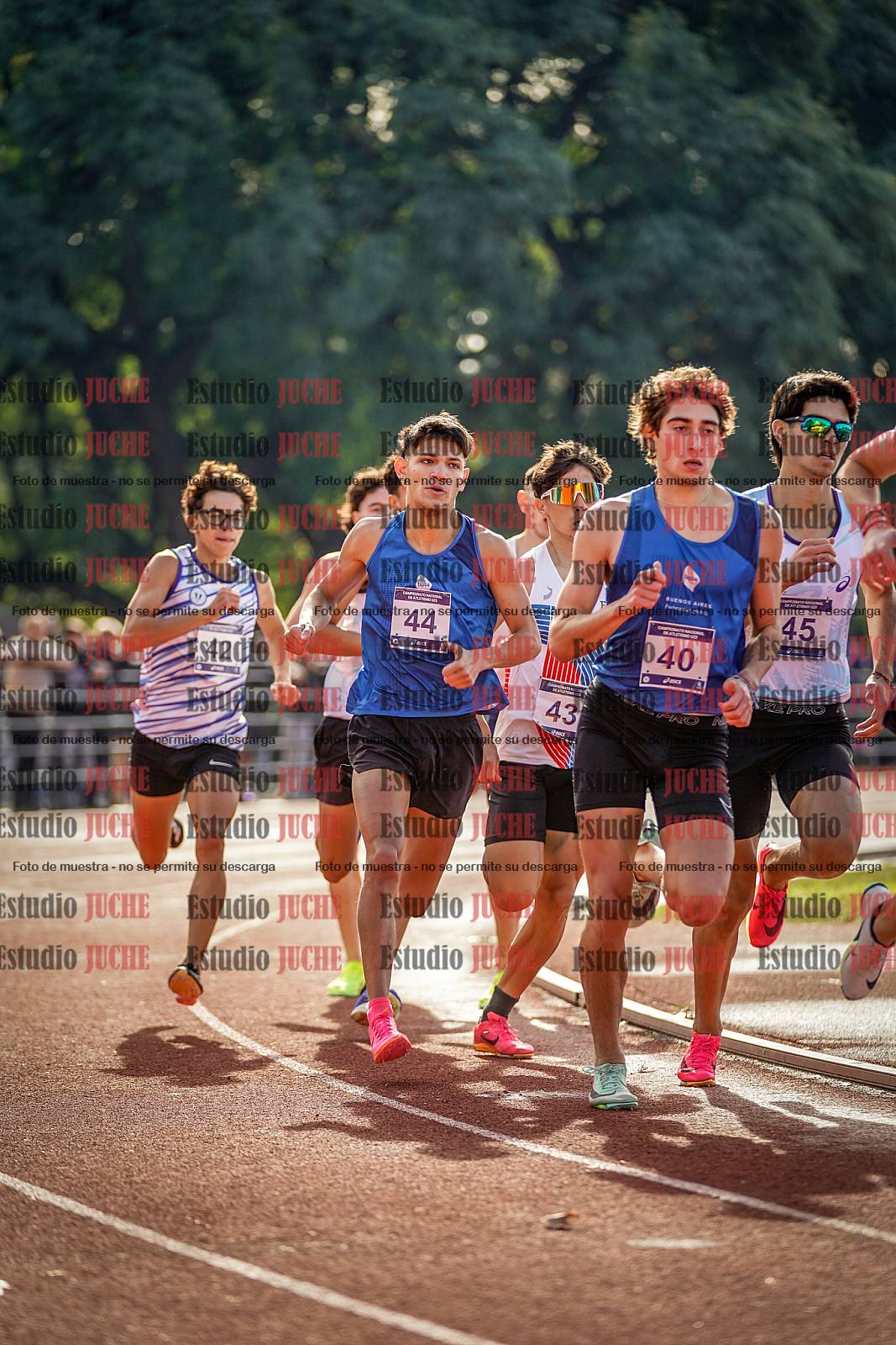 Fotos de los 800 m de varones