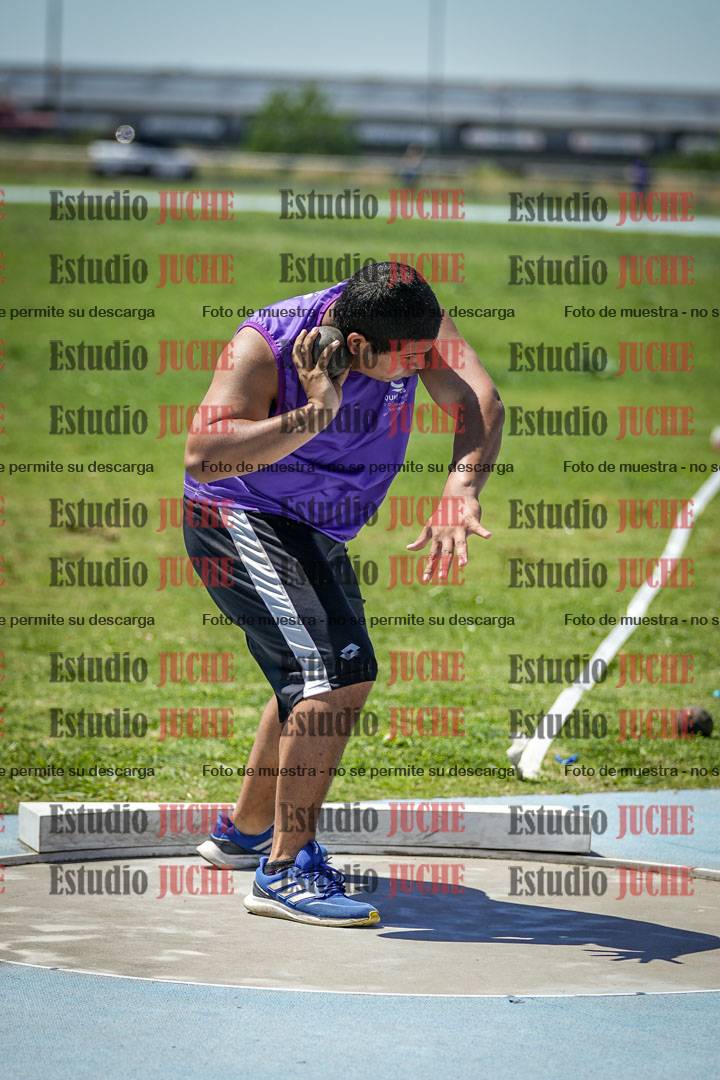 Fotos del lanzamiento de bala de varones - U14