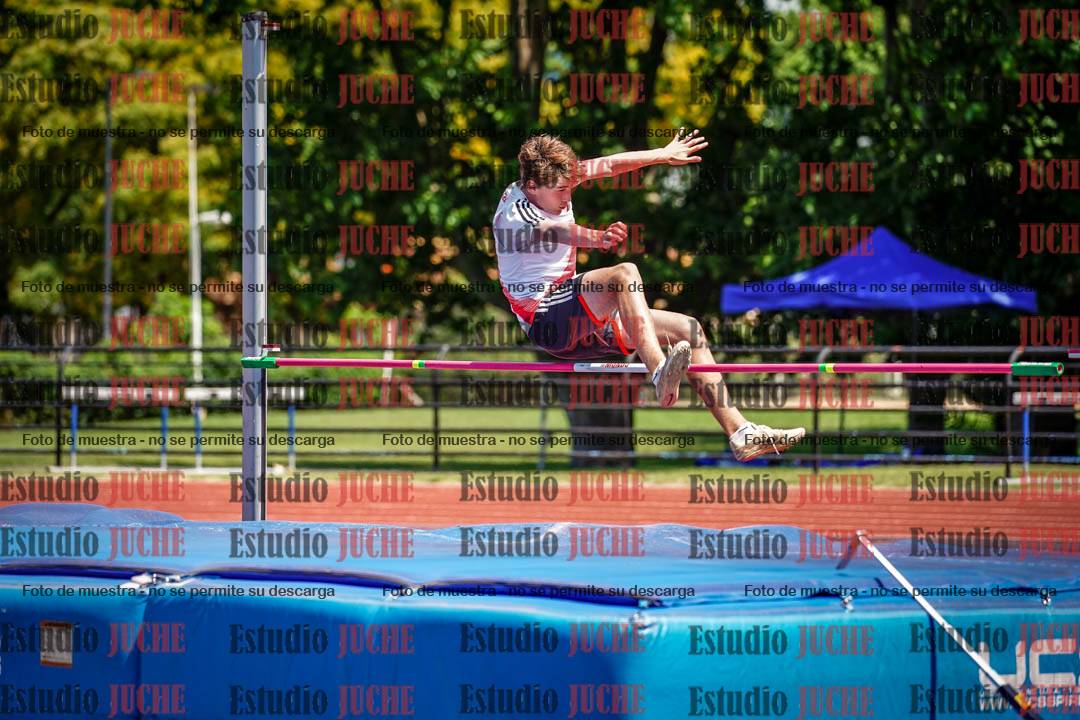 Fotos del salto en alto de varones
