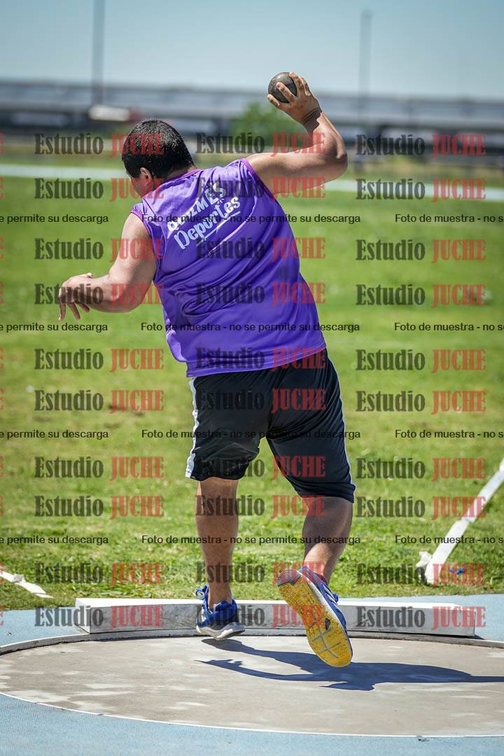 Fotos del lanzamiento de bala de varones - U14