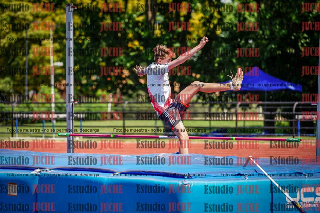 Fotos del salto en alto de varones