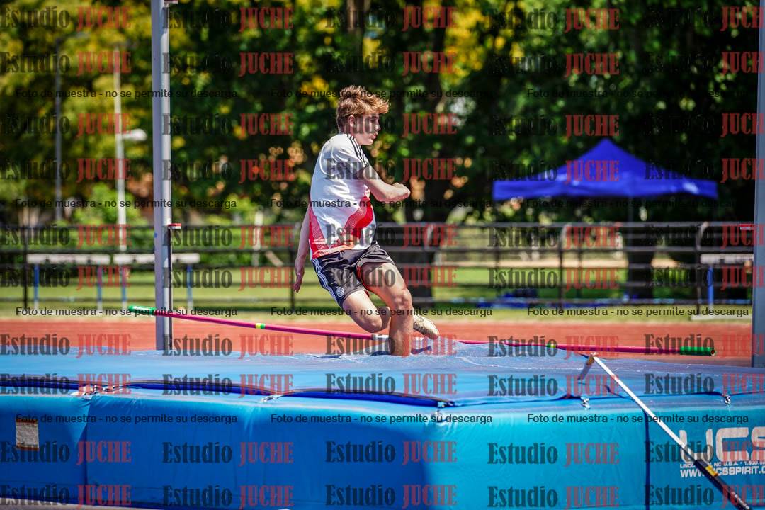 Fotos del salto en alto de varones