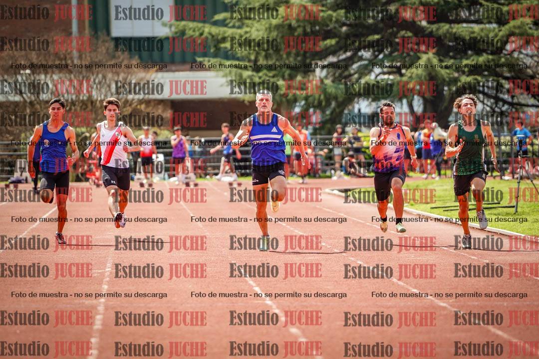 Fotos de los 100 m de varones