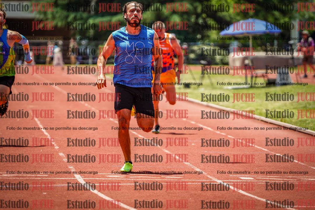Fotos de los 100 m llanos de varones