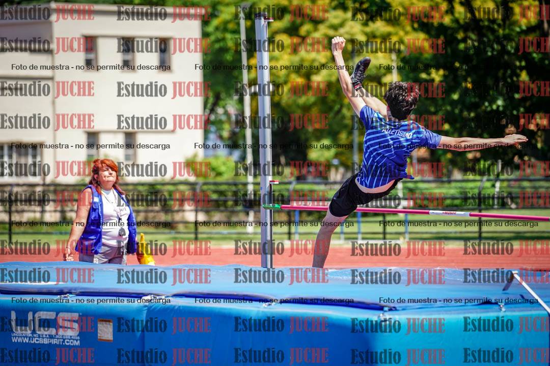 Fotos del salto en alto de varones