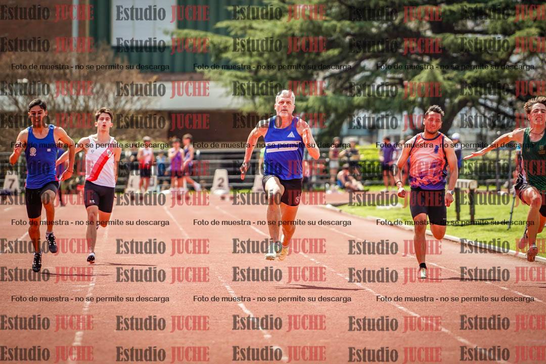 Fotos de los 100 m de varones