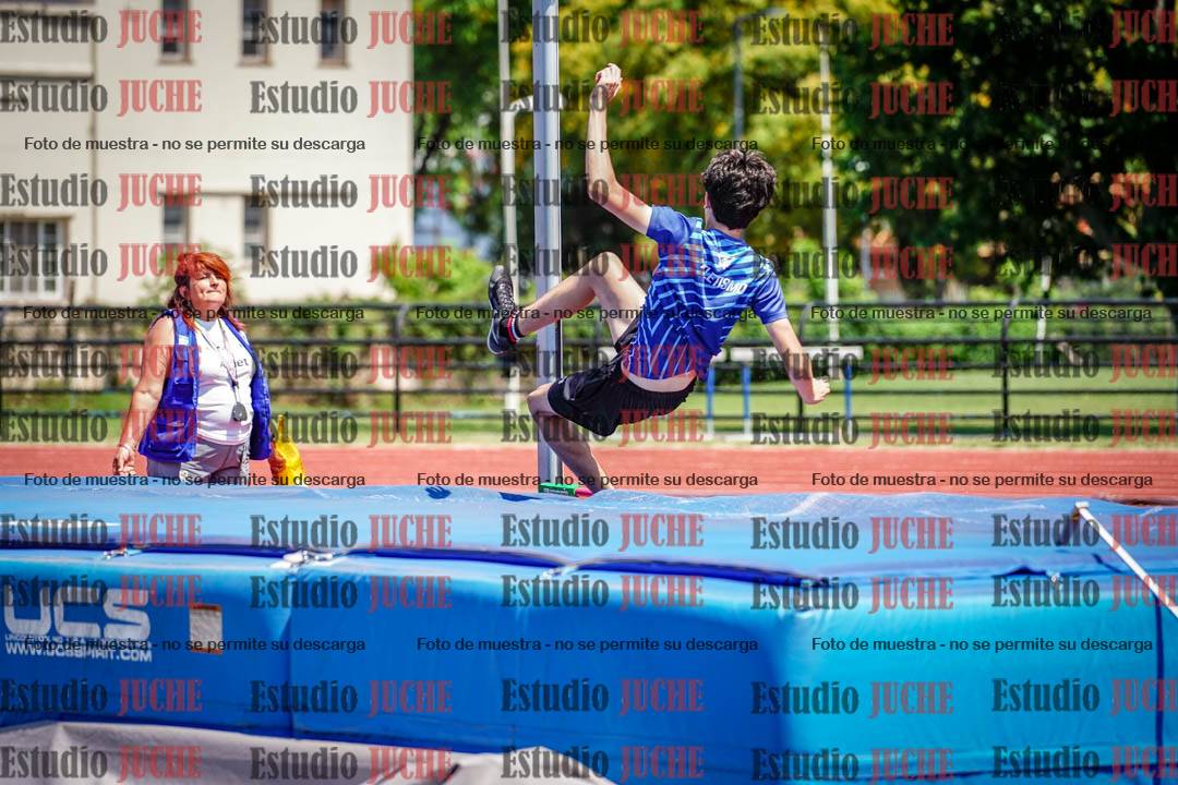 Fotos del salto en alto de varones