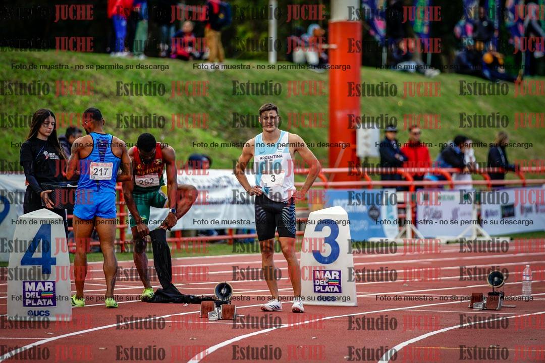 Fotos de los 200 m llanos de varones - FINAL