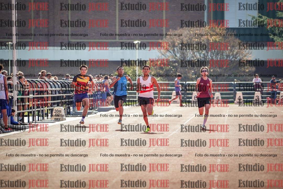 Fotos de los 200 m llanos de varones