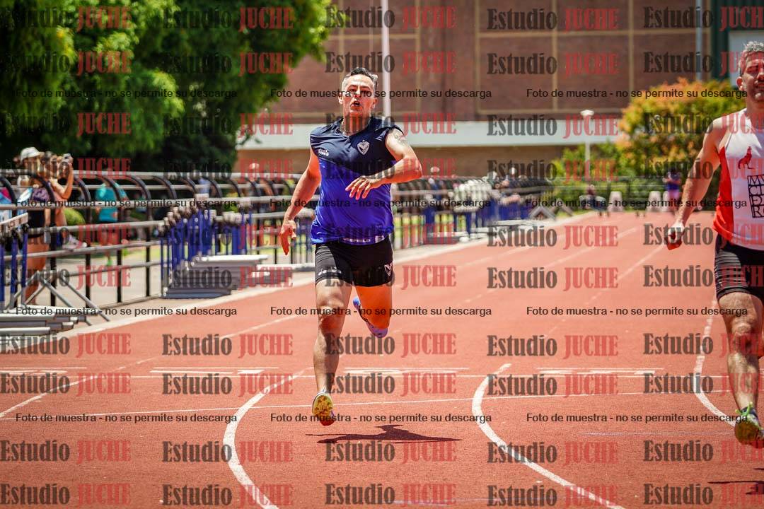 Fotos de los 100 m llanos de varones