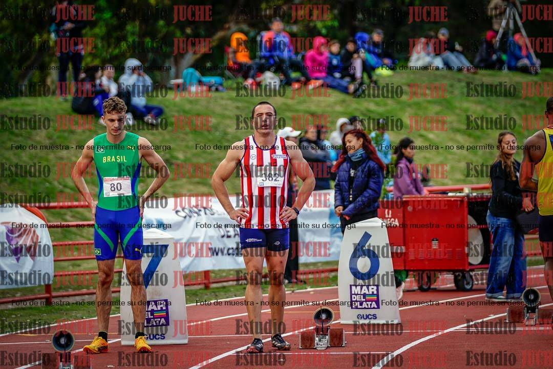 Fotos de los 200 m llanos de varones - FINAL