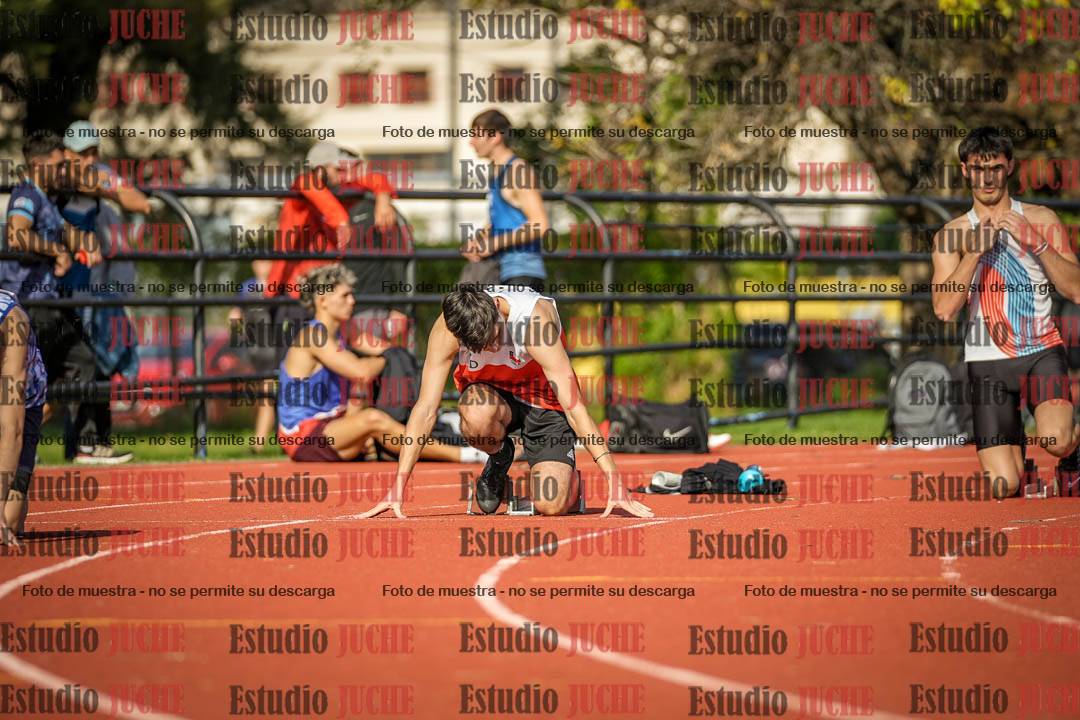 Fotos de los 200 m llanos de varones