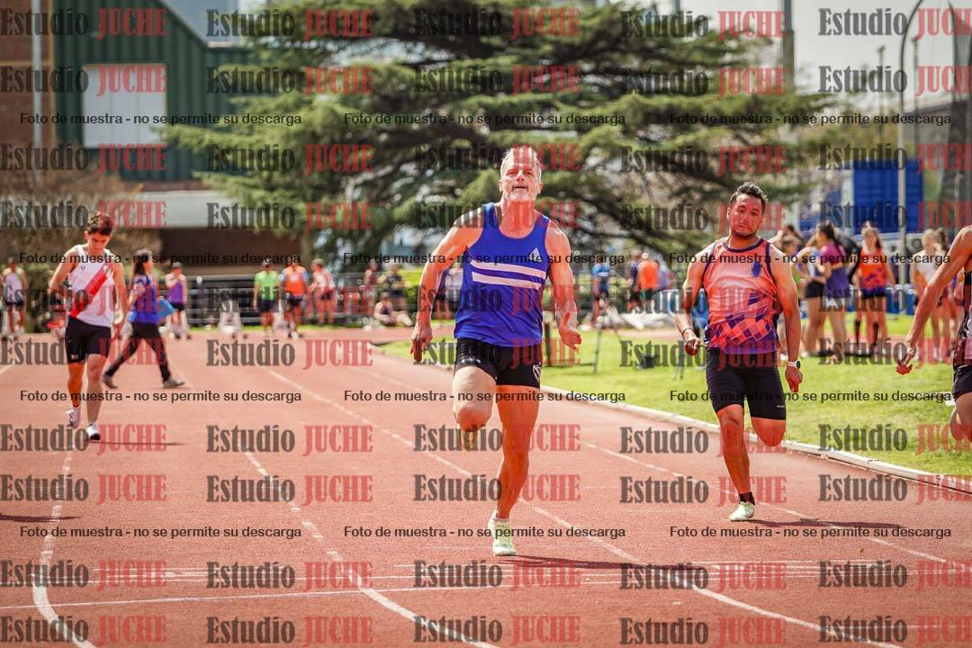 Fotos de los 100 m de varones