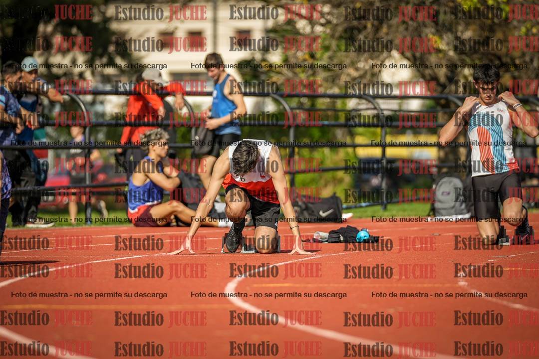 Fotos de los 200 m llanos de varones
