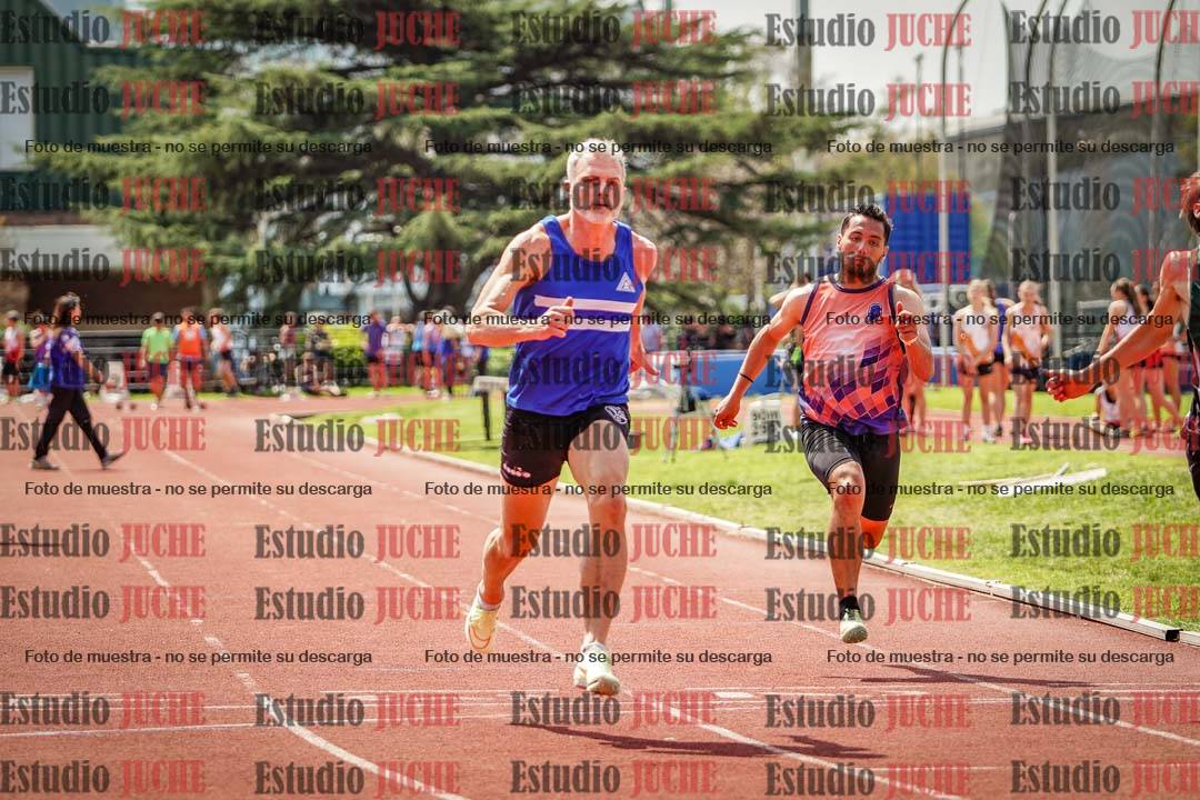 Fotos de los 100 m de varones