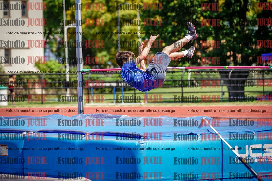 Fotos del salto en alto de varones