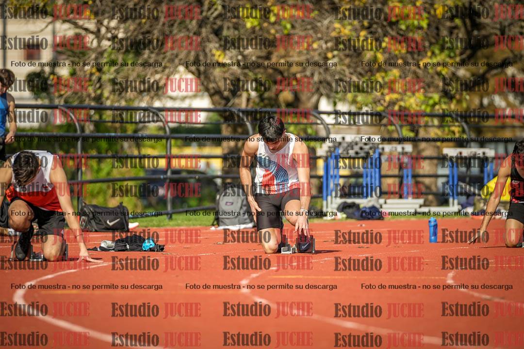 Fotos de los 200 m llanos de varones