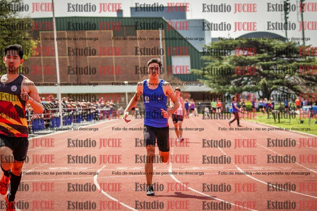 Fotos de los 100 m de varones