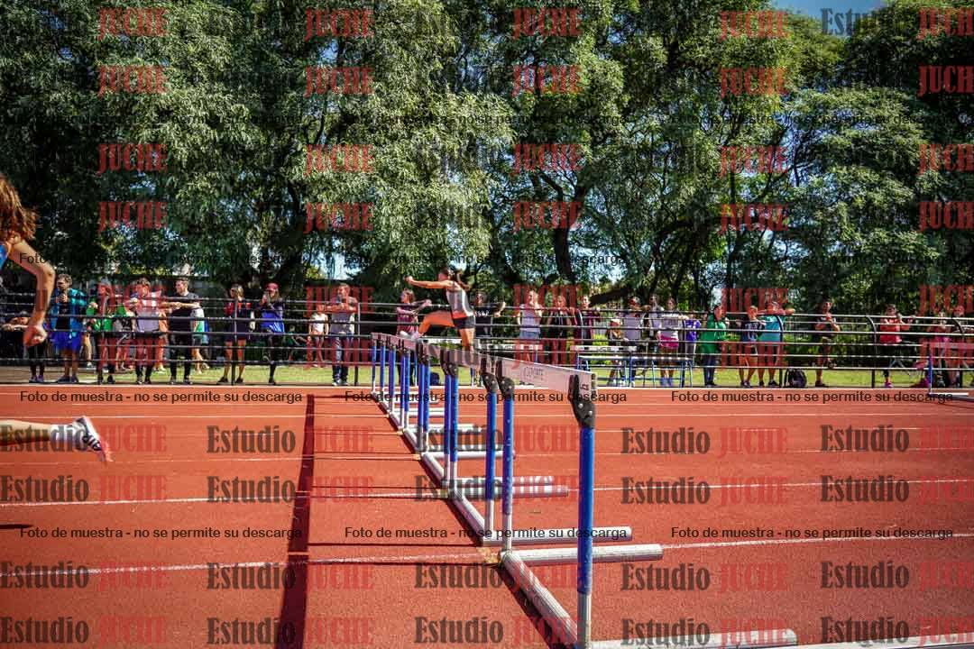 Fotos de los 100 m con vallas de mujeres