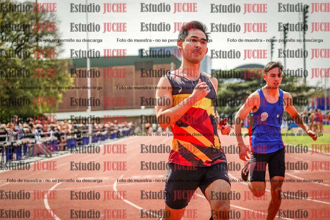 Fotos de los 100 m de varones