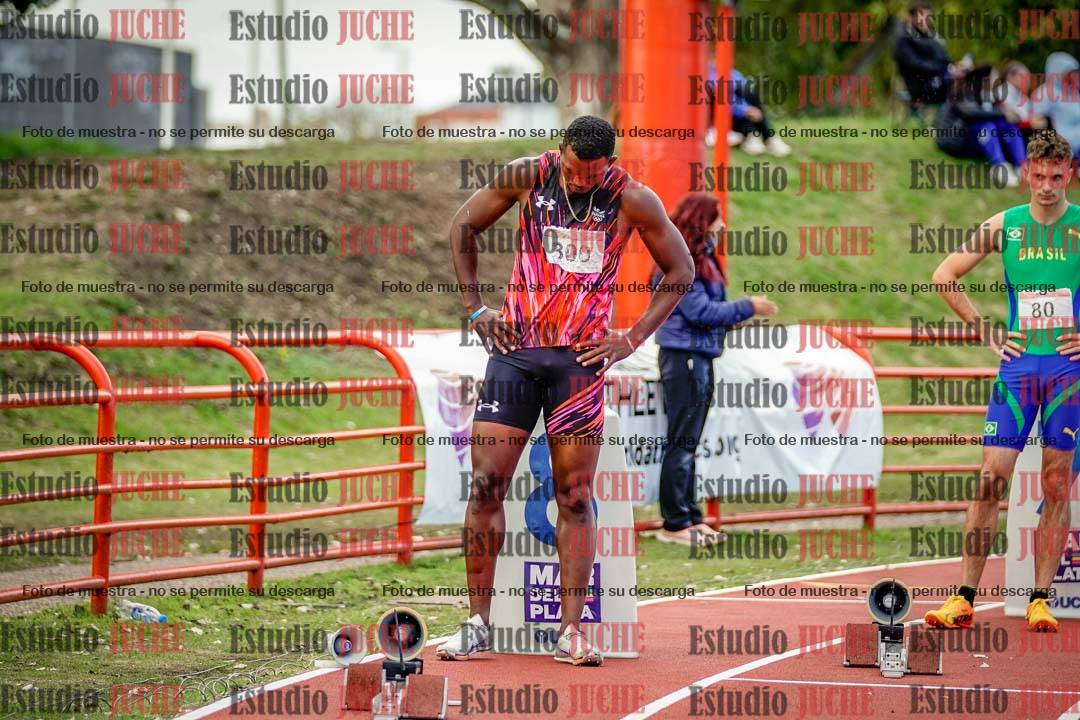 Fotos de los 200 m llanos de varones - FINAL