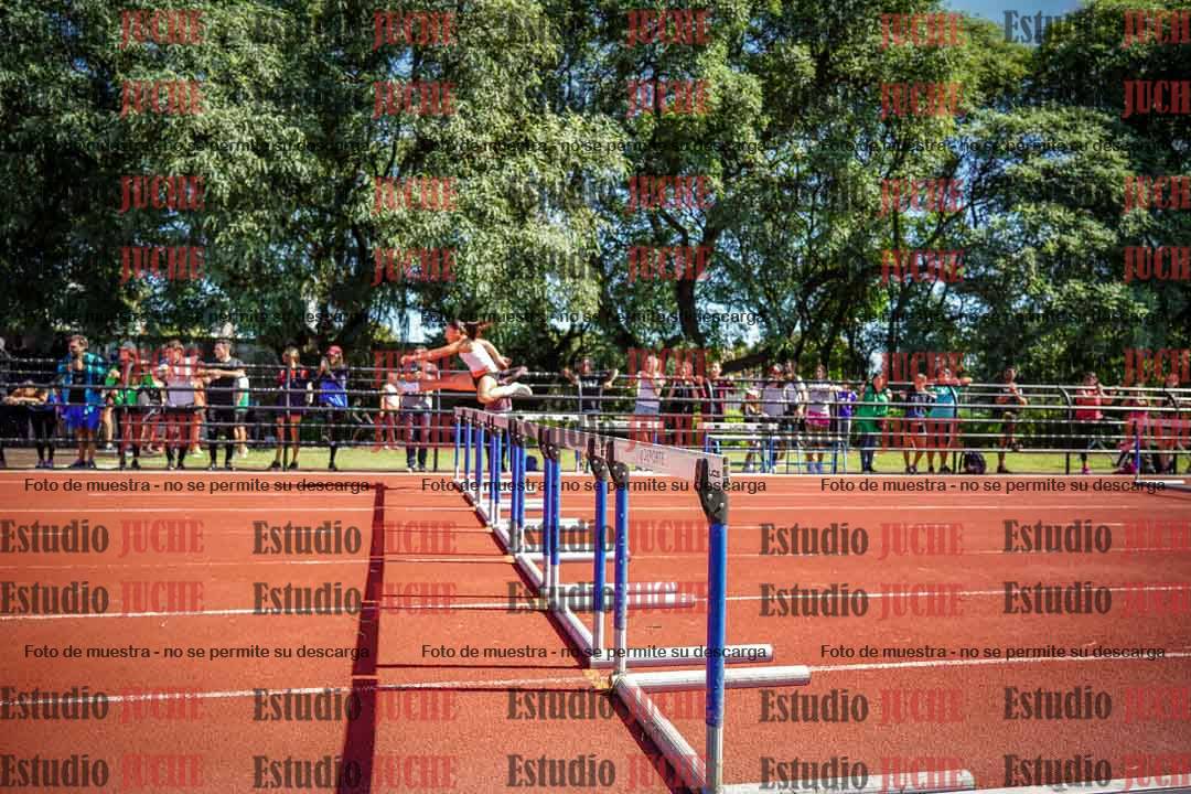Fotos de los 100 m con vallas de mujeres