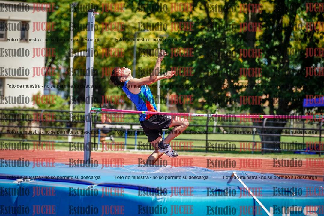 Fotos del salto en alto de varones