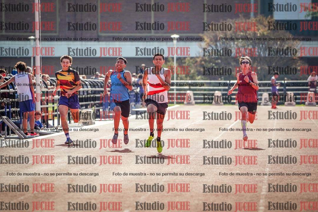 Fotos de los 200 m llanos de varones