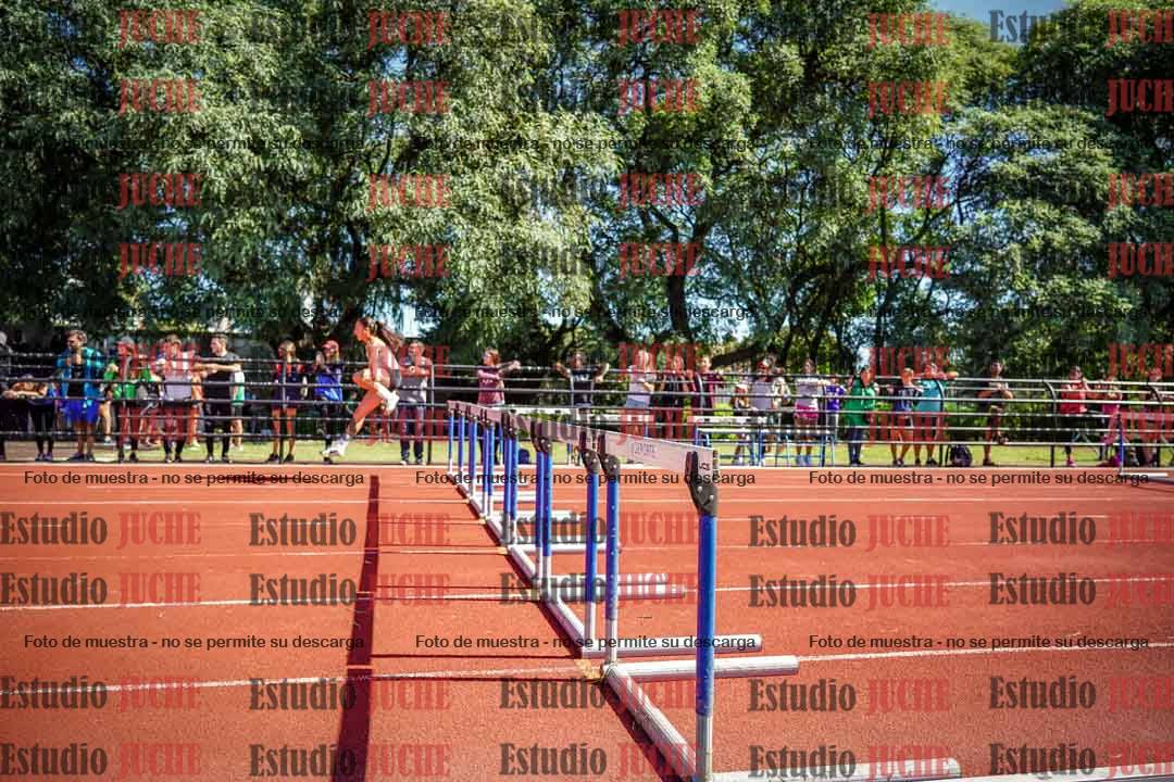 Fotos de los 100 m con vallas de mujeres