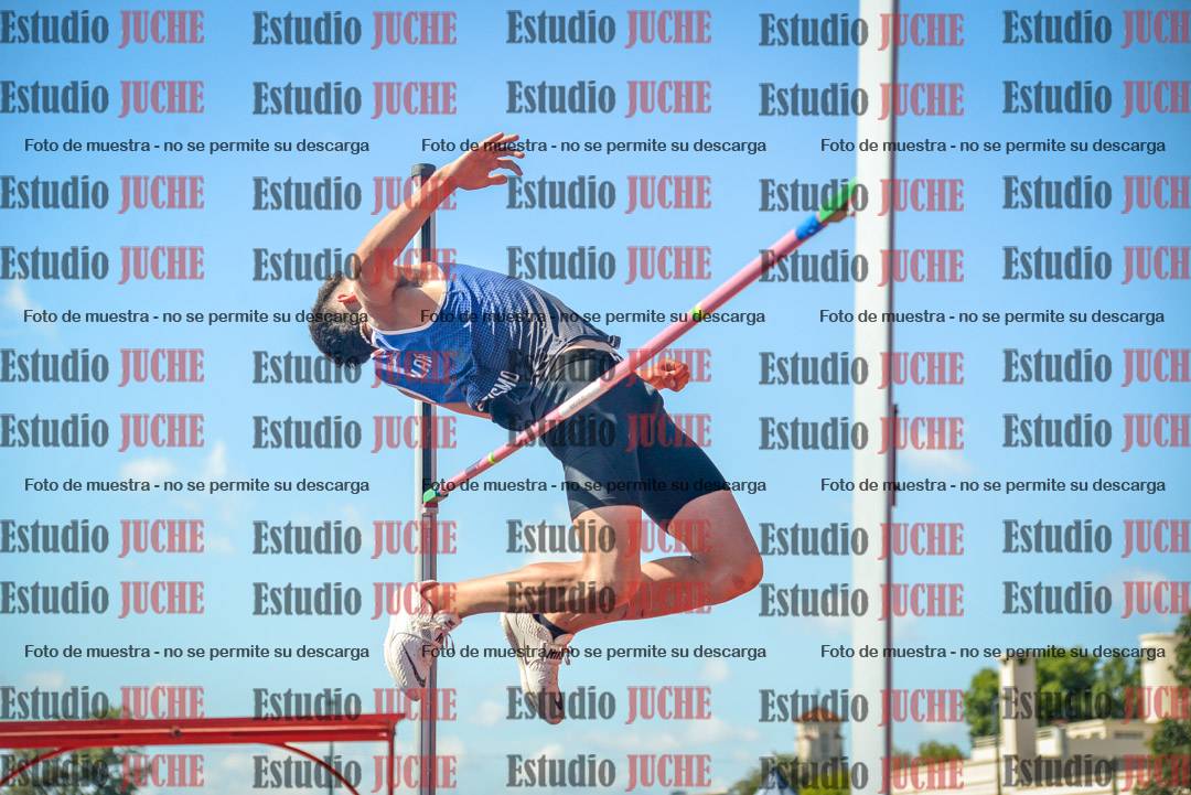 Fotos del salto en alto de varones