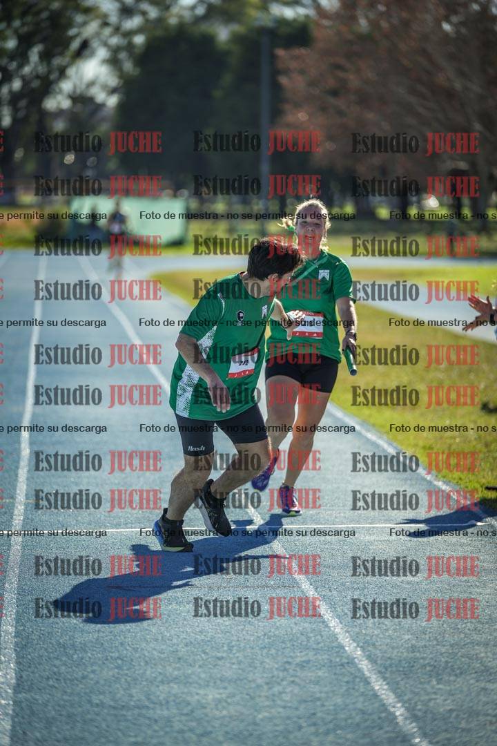 Fotos durante los relevos