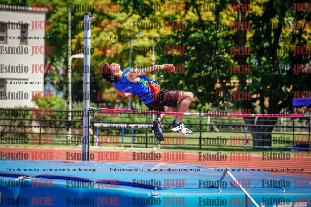 Fotos del salto en alto de varones