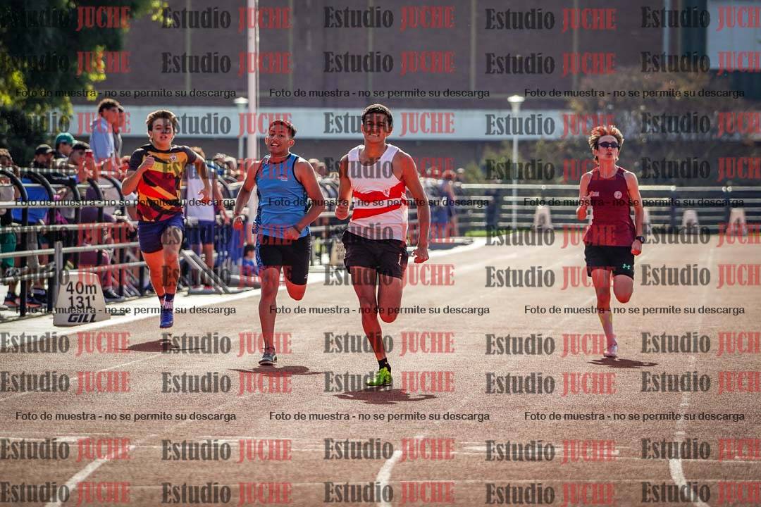 Fotos de los 200 m llanos de varones