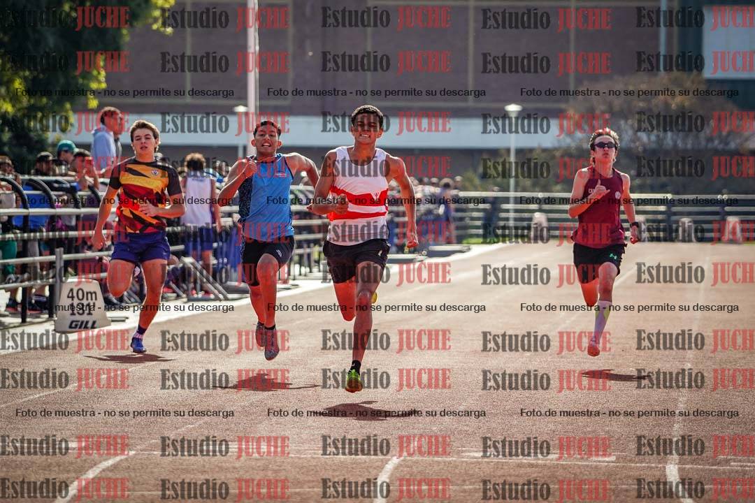 Fotos de los 200 m llanos de varones