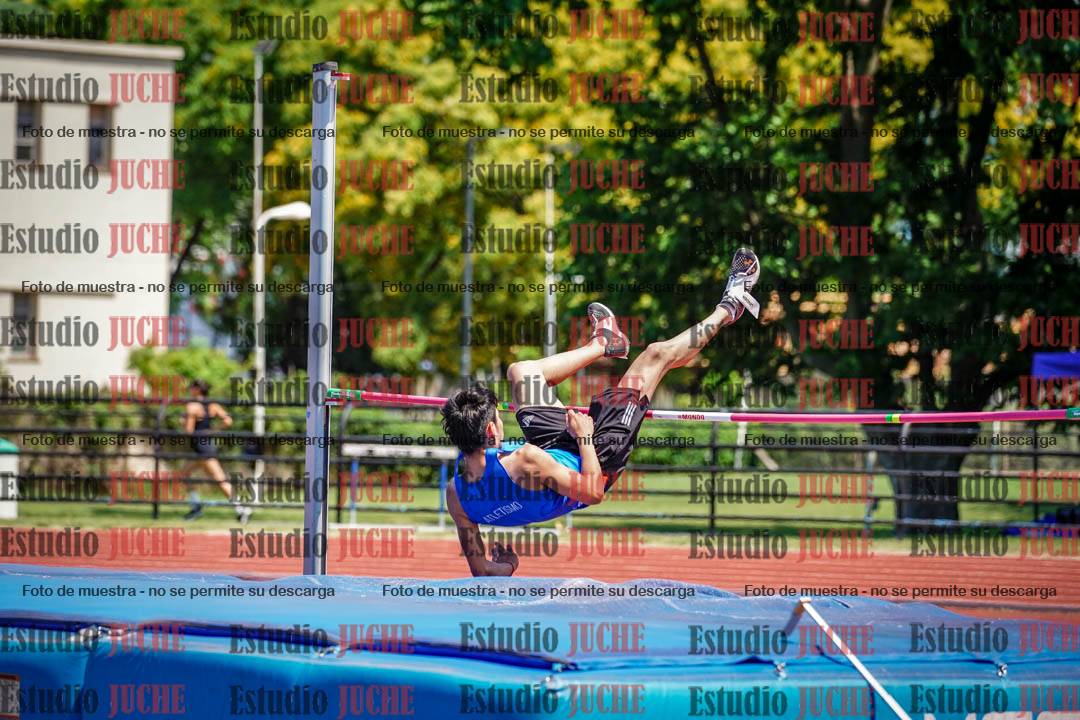 Fotos del salto en alto de varones