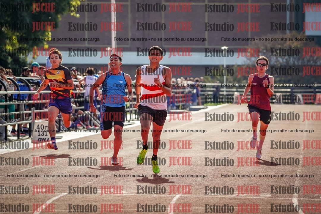 Fotos de los 200 m llanos de varones