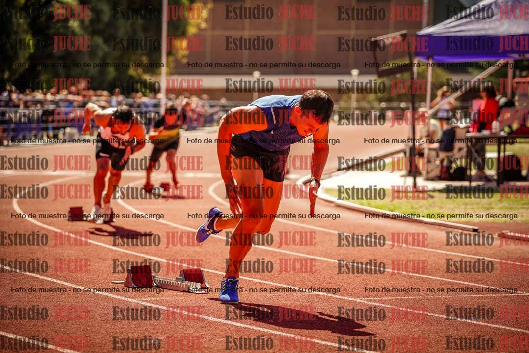 Fotos de los 400 m llanos de varones