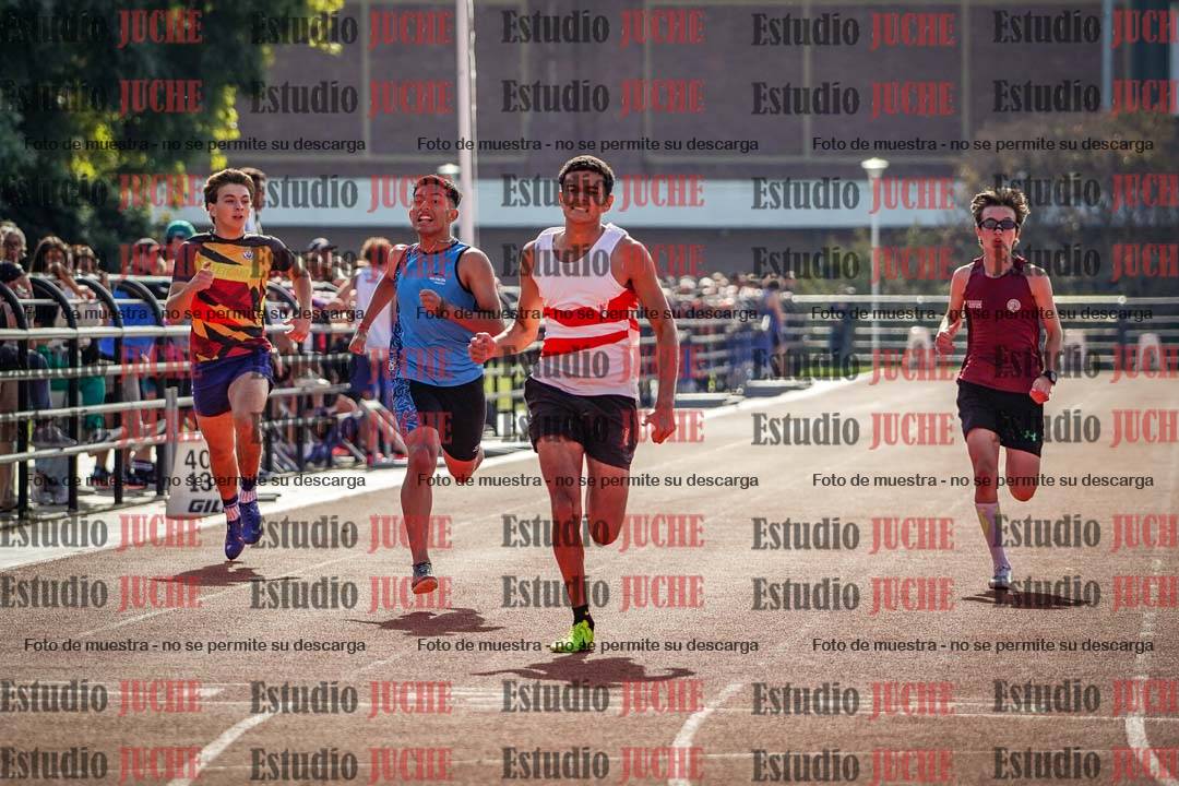 Fotos de los 200 m llanos de varones