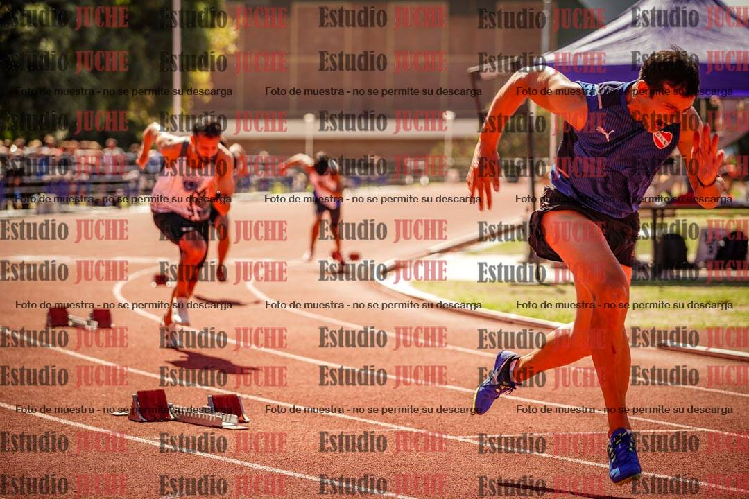 Fotos de los 400 m llanos de varones