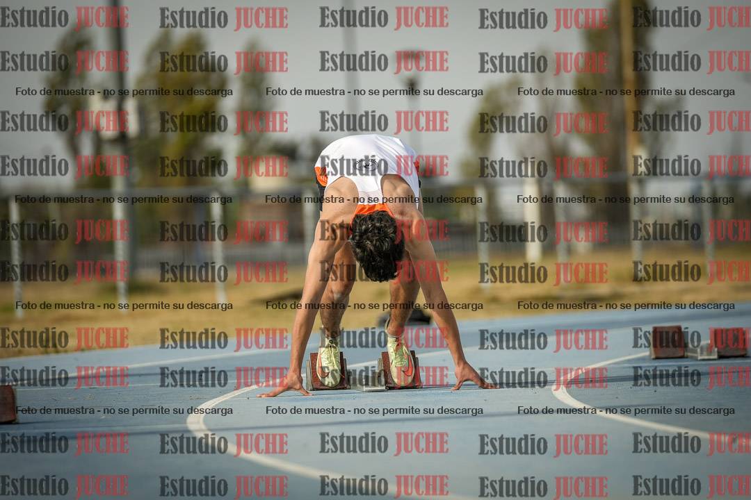 Fotos de los 200 m llanos de varones