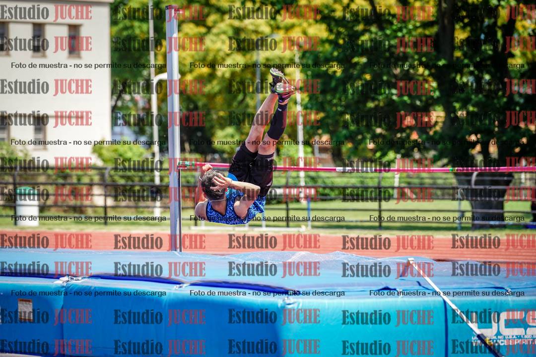 Fotos del salto en alto de varones
