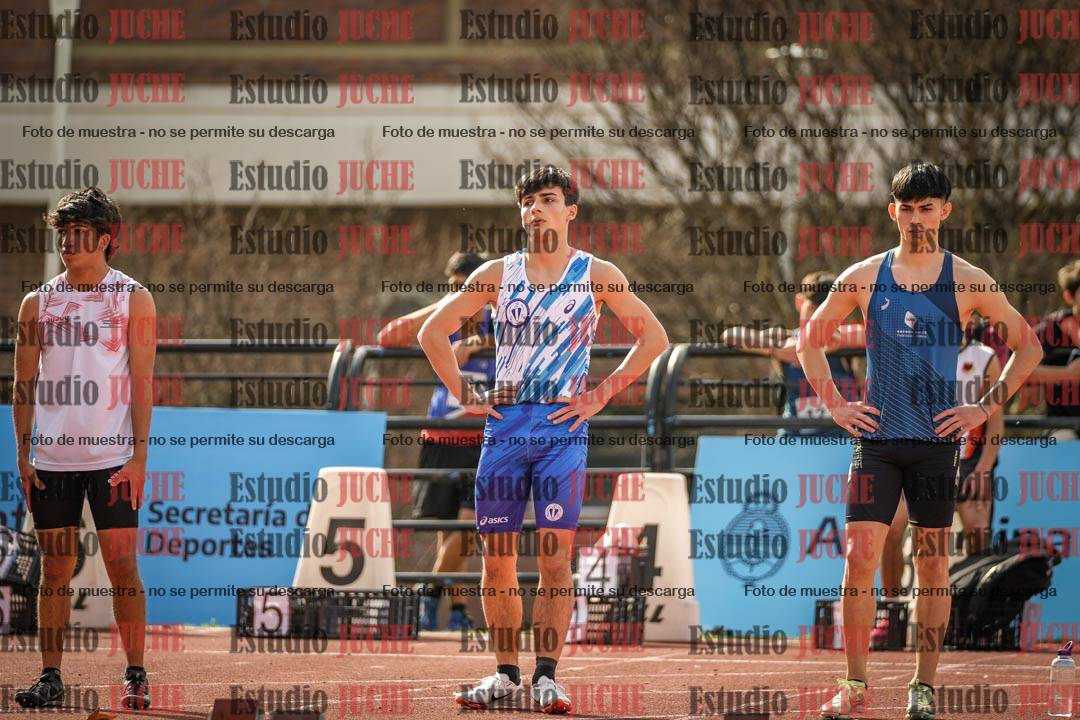 Fotos de los 100 m llanos de varones