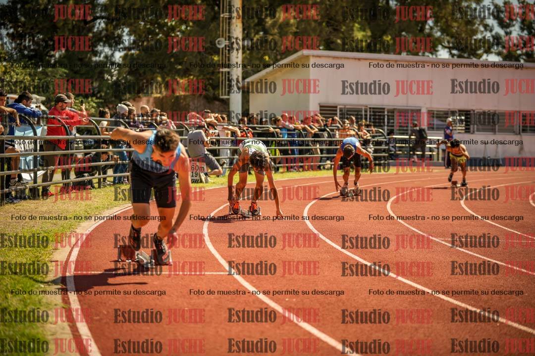Fotos de los 400 m llanos de varones