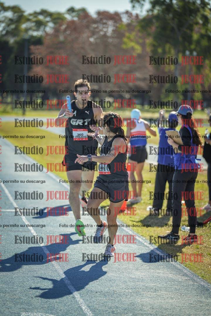 Fotos durante los relevos