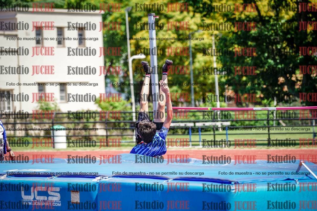 Fotos del salto en alto de varones