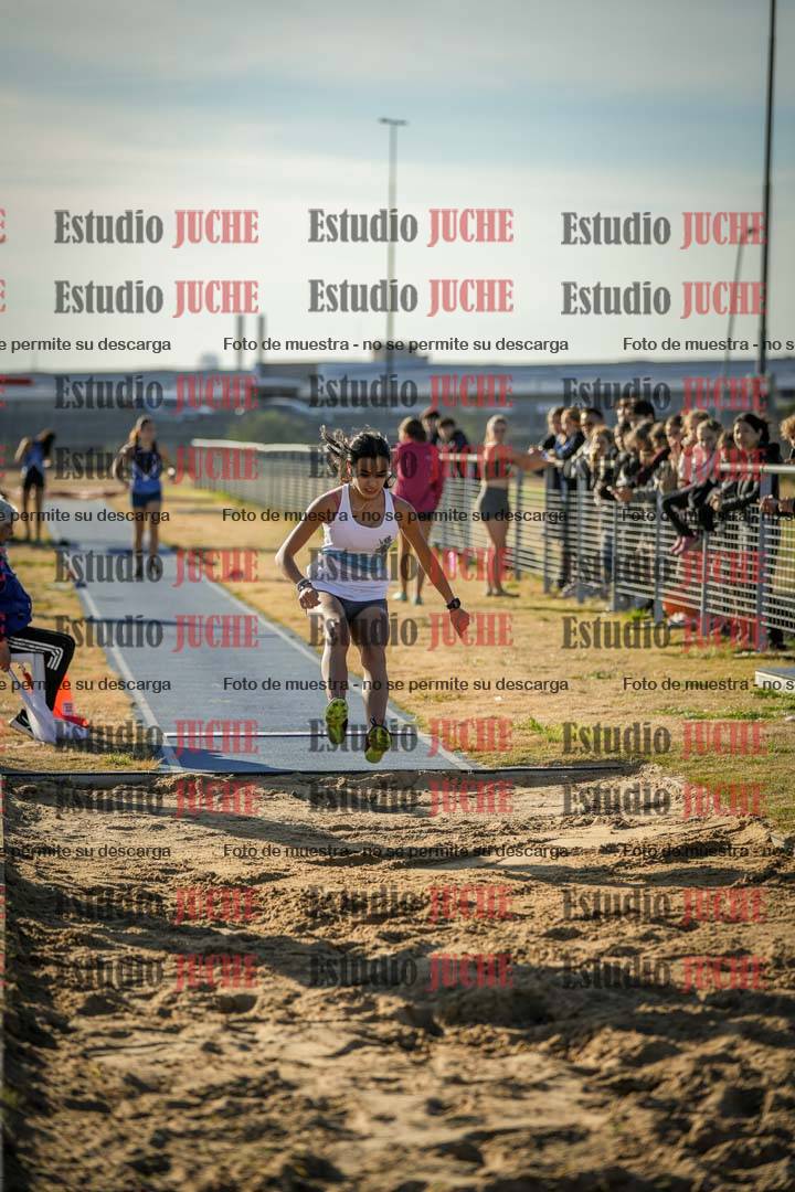 Fotos del salto en largo de mujeres