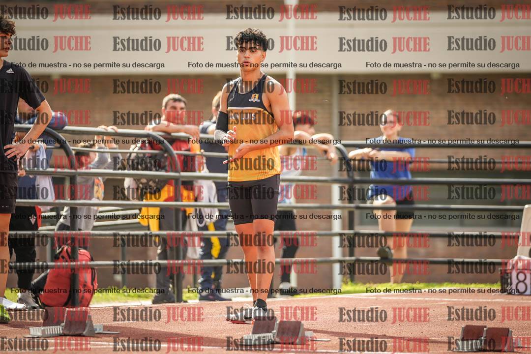 Fotos de los 100 m llanos de varones