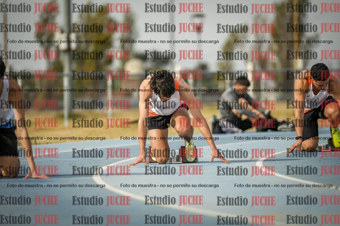 Fotos de los 200 m llanos de varones