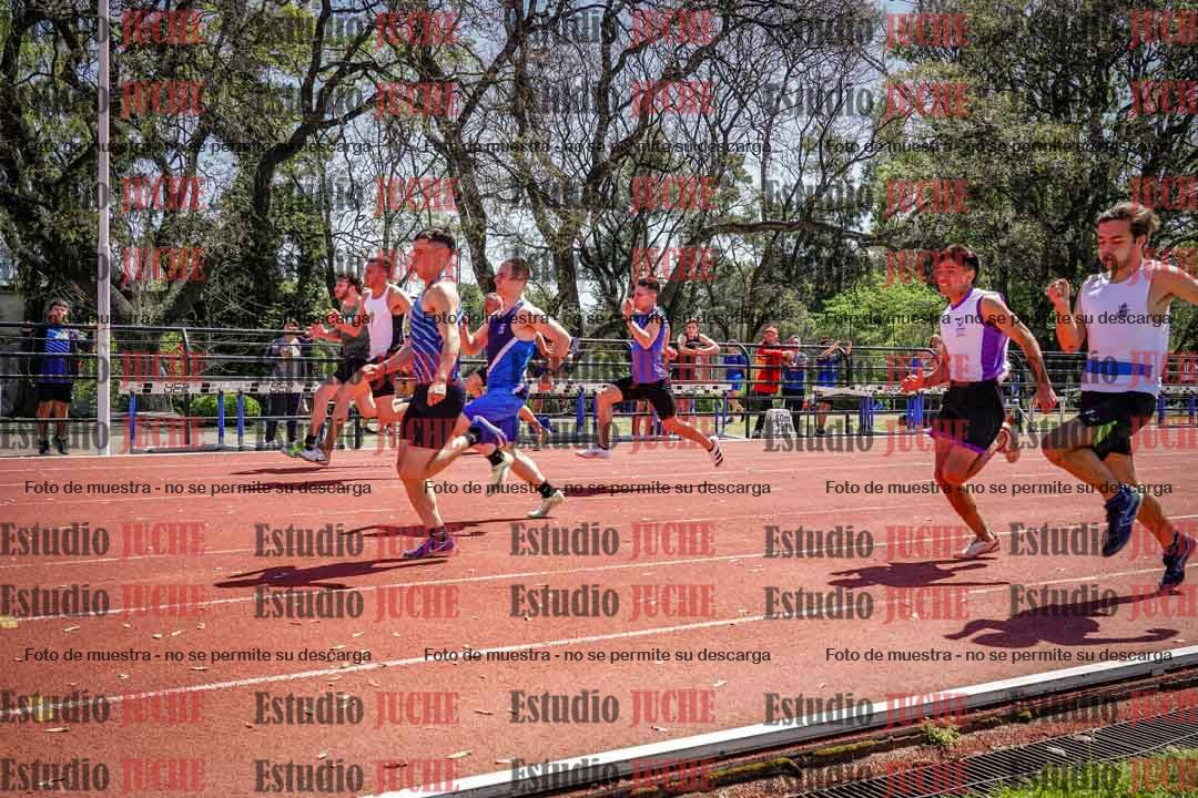 Fotos de los 100 m llanos de varones